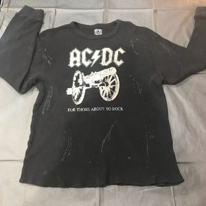 AC DC long sleeve shirt